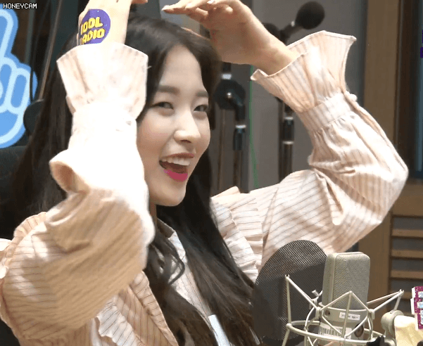 오마이걸 비니, 아린, 유아.gif | 인스티즈