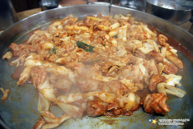 철판닭갈비 움짤 | 인스티즈