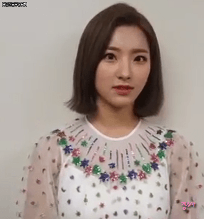 꽁꽁 감추던 컴백컨셉 헤어스타일을 공개한 프로미스나인.GIF | 인스티즈