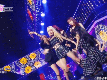 [데이터주의] 오늘자 인기가요 우주소녀 보나, 설아, 은서, 여름, 루다.gif | 인스티즈