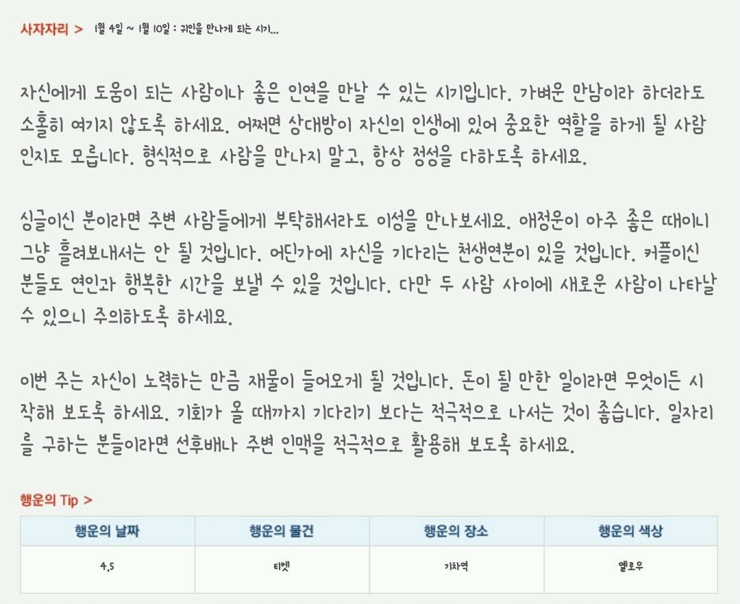 산수도인 주간 별자리 운세 (1월 4일 ~ 1월 10일) | 인스티즈