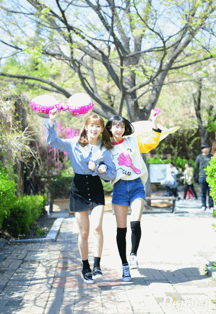 오마이걸 비니&amp;아린.gif | 인스티즈