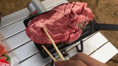 1인용 고기 불판.gif | 인스티즈