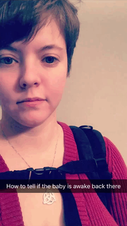 아기 자는지 안자는지 확인하는 법 .gif | 인스티즈