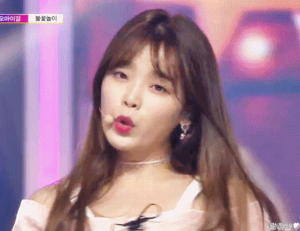 [데이터주의] 오늘자 쇼챔피언 오마이걸.gif | 인스티즈