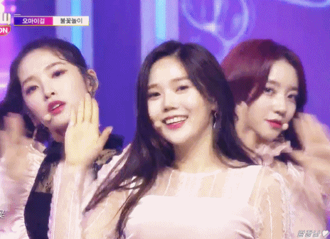 [데이터주의] 오늘자 쇼챔피언 오마이걸.gif | 인스티즈