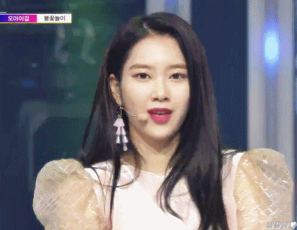 [데이터주의] 오늘자 쇼챔피언 오마이걸.gif | 인스티즈