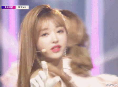 [데이터주의] 오늘자 쇼챔피언 오마이걸.gif | 인스티즈