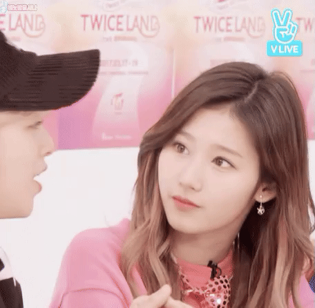 눈에서 꿀떨어지는 사나.gif | 인스티즈