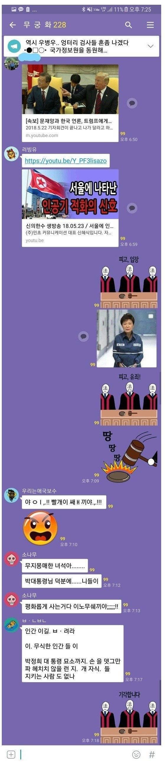박사모 톡방에서 어그로 끌기 | 인스티즈