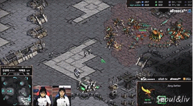 ASL(스타리그) 이재호를 당황시킨 김성대의 전략 gif | 인스티즈