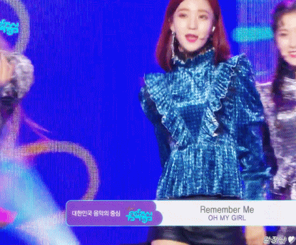 [데이터주의] 오늘자 쇼음악중심 오마이걸.gif | 인스티즈
