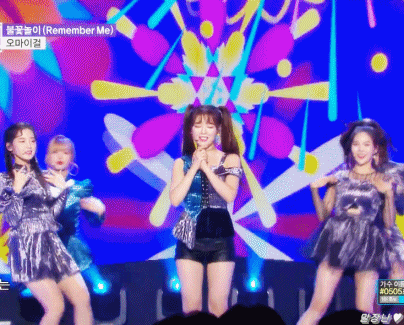 [데이터주의] 오늘자 쇼음악중심 오마이걸.gif | 인스티즈