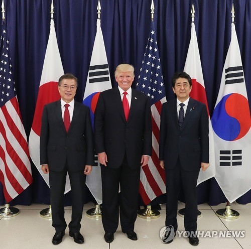 G20 에서 만난 한미일 정상 .jpg | 인스티즈