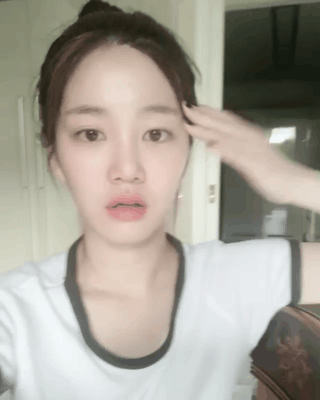 오늘자 이유비.gif | 인스티즈