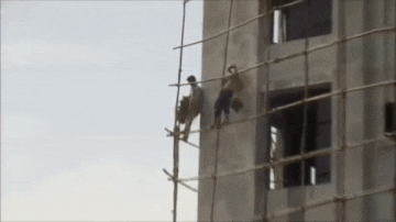 대륙의 고층빌딩 공사현장.gif | 인스티즈