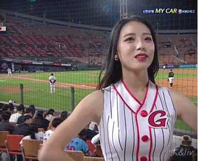 호응 유도하는 치어리더 gif | 인스티즈
