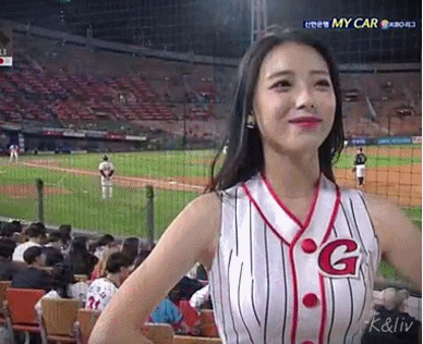 호응 유도하는 치어리더 gif | 인스티즈