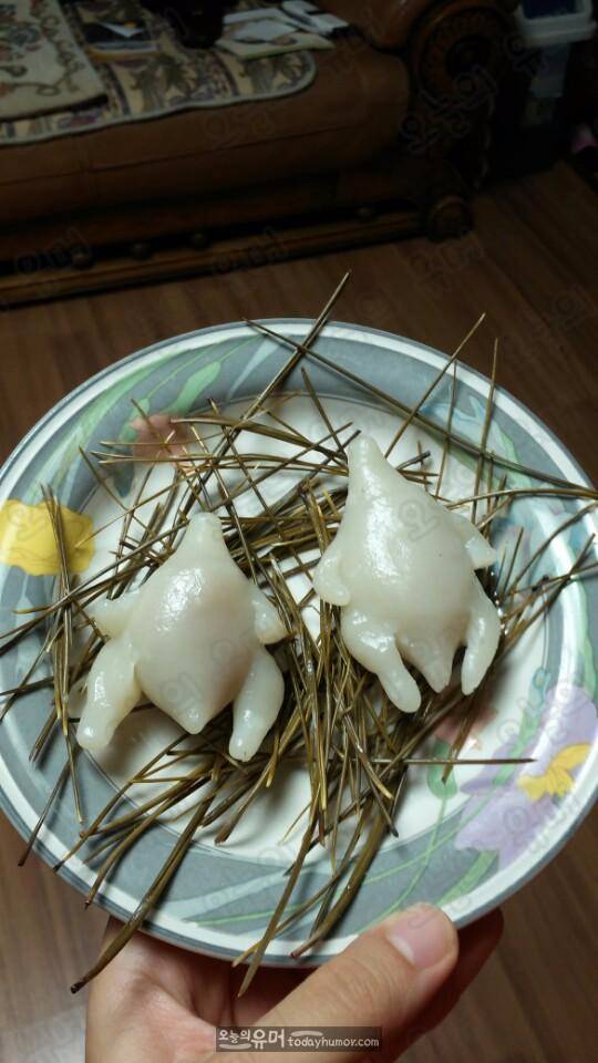 친구의 지인의 언니가 만든 송편[배고픔주의] | 인스티즈