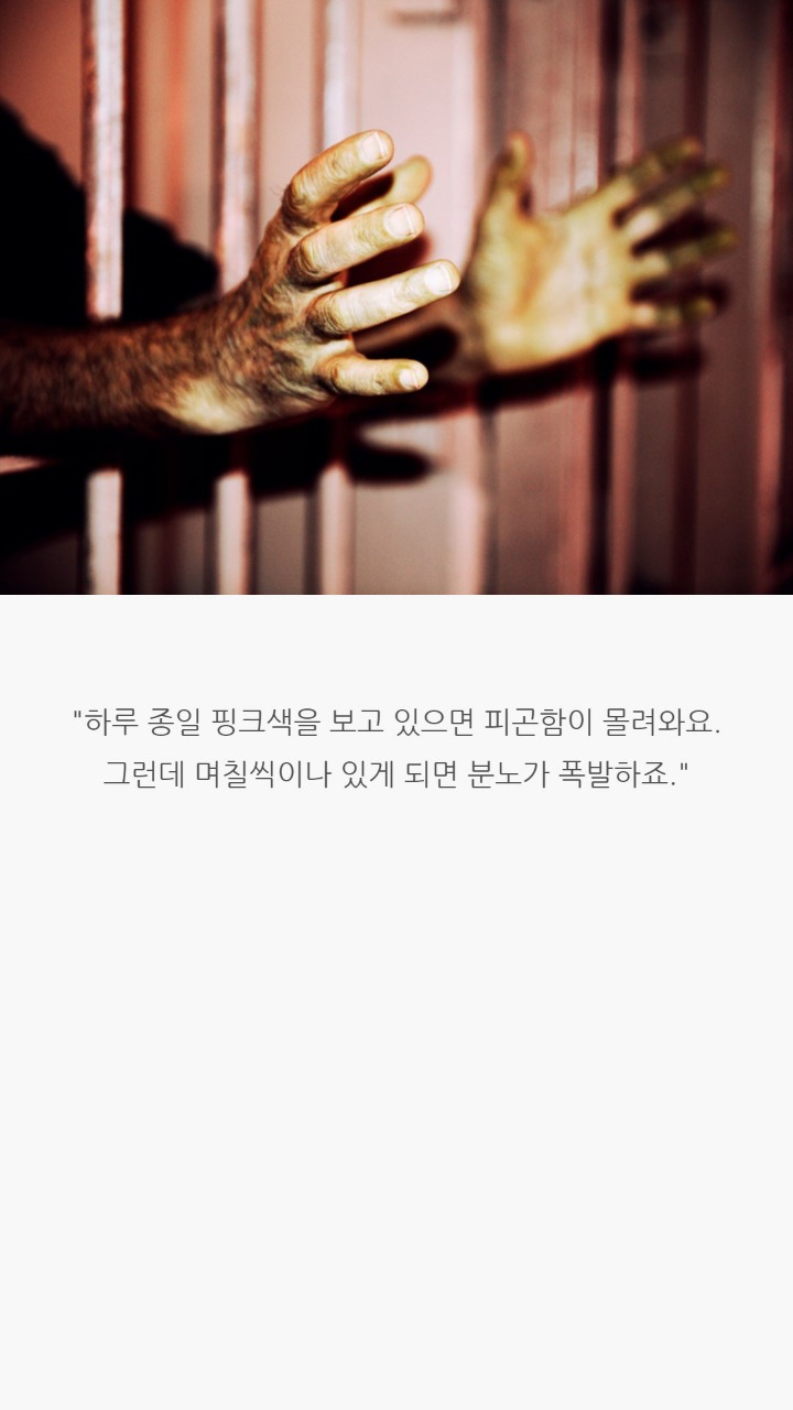 교도소를 핑크색으로 도배하자 생긴 일 | 인스티즈