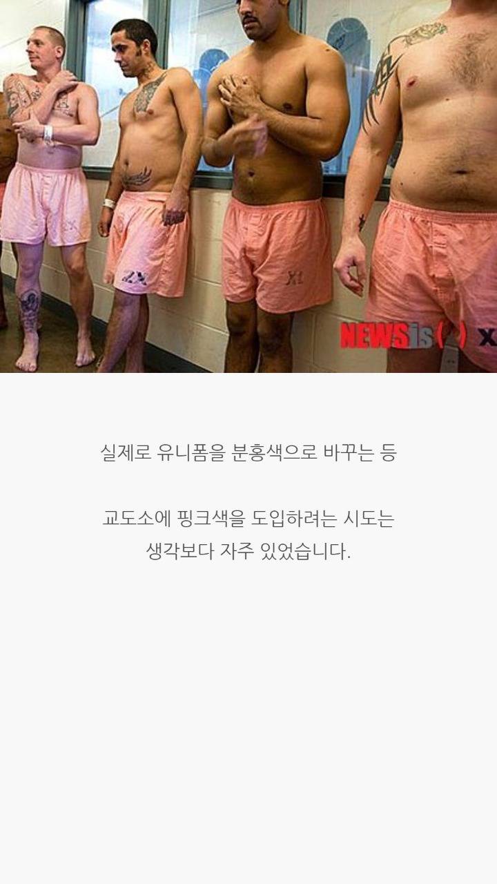 교도소를 핑크색으로 도배하자 생긴 일 | 인스티즈