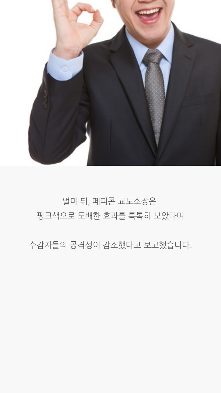 교도소를 핑크색으로 도배하자 생긴 일 | 인스티즈