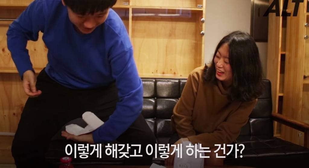 남자가 생리대를 차보았다 | 인스티즈