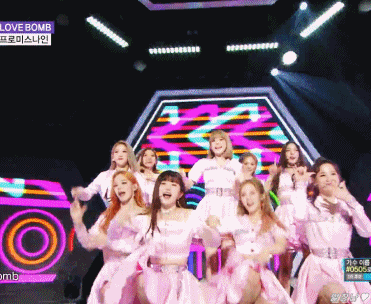 [데이터주의] 오늘자 쇼음악중심 프로미스나인.gif | 인스티즈