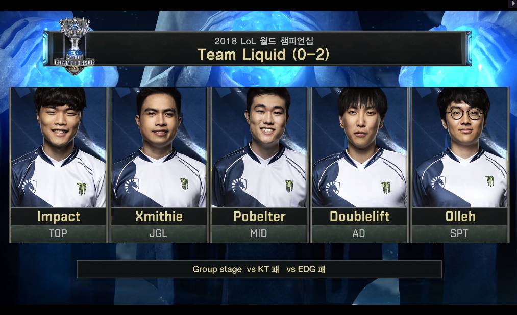 [LOL] 2018 롤드컵 그룹 스테이지 / 대회 넷째날 5경기,"TL(북미) vs MAD(대만)"- 경기결과 | 인스티즈