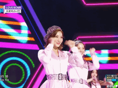 [데이터주의] 오늘자 쇼음악중심 프로미스나인.gif | 인스티즈