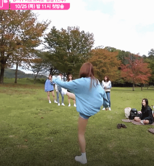 아이즈원 리얼리티에서 또 운동못하는 사쿠라 | 인스티즈