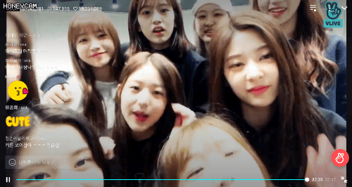 아이즈원 브이라이브 댄스타임(떽띠 유리,클라스 채연,울림즈).gif | 인스티즈