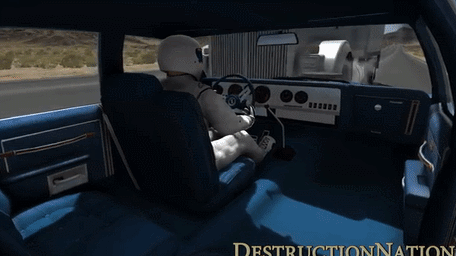 트럭과의 충돌 순간 시물레이션 ㄷㄷㄷㄷ.gif | 인스티즈