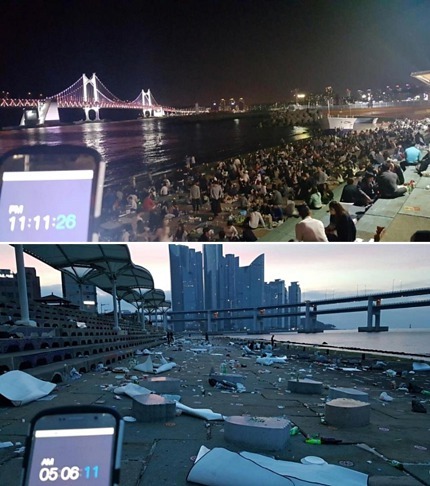 쓰레기 버리는법 모르는 한국 | 인스티즈