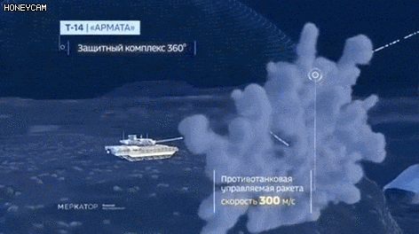 러시아 전차의 미사일 요격.gif | 인스티즈