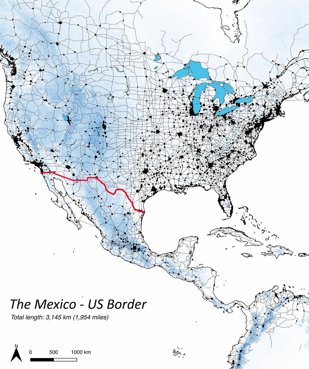 미국 멕시코 국경 usa and mexico border | 인스티즈