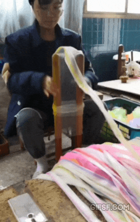 샤워타올 만들기.gif | 인스티즈