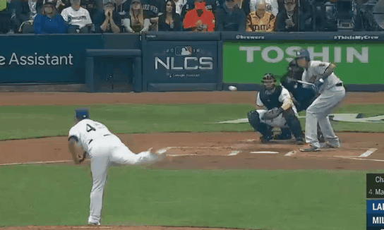 마챠도 기습번트 안타 그리고 벨린져의 투런포. gif | 인스티즈