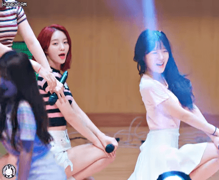 끼부리는 오마이걸 비니.gif | 인스티즈