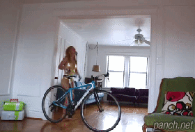 집에서 운동하는 여자.gif | 인스티즈