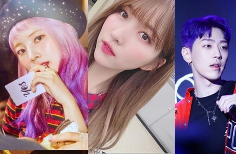 트와이스 다현-여자친구 소원-그레이, 보랏빛 뱅헤어"올 가을 트렌드 되나?” | 인스티즈