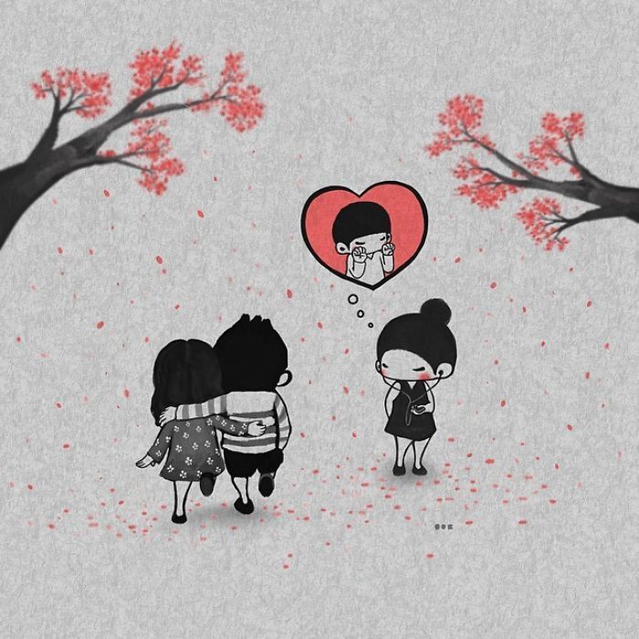 솔로들의 연애 욕구 상승시키는 달달한 일러스트 (사진 12장) - 인스티즈(instiz) 이슈 카테고리