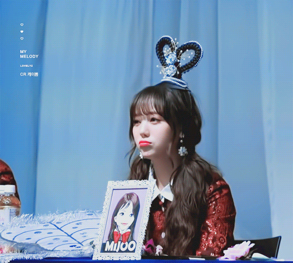 선녀 화관 쓴 러블리즈 케이.gif | 인스티즈