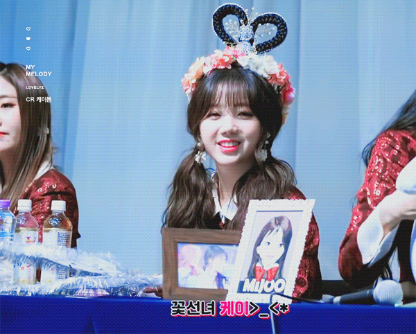 선녀 화관 쓴 러블리즈 케이.gif | 인스티즈