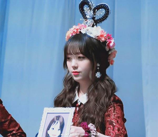 선녀 화관 쓴 러블리즈 케이.gif | 인스티즈