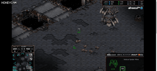 [ASL시즌6결승전] 마인을 피하는 김정우의 순간 버로우 컨트롤.gif | 인스티즈