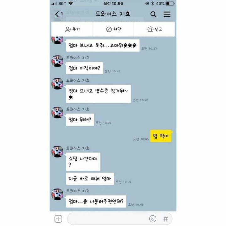 사칭하는 사기꾼에게 사기당할뻔한 트와이스 지효 엄마 | 인스티즈