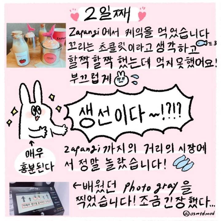 한국에 놀러온 일본인의 여행일기 | 인스티즈