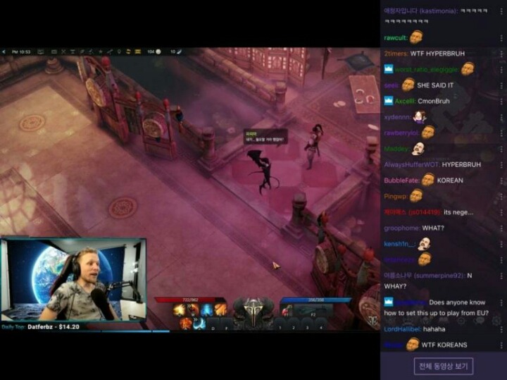 로스트아크 접속 고생했던 해외 스트리머.jpg | 인스티즈