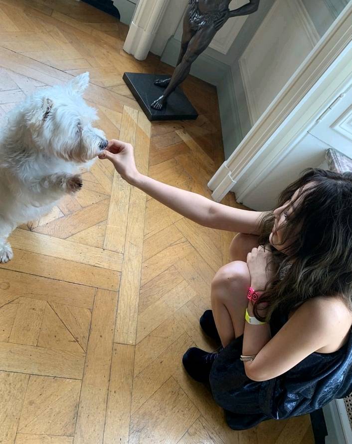 제니와 강아지의 케미.jpg | 인스티즈